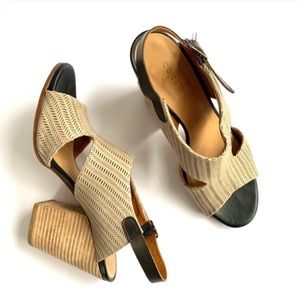 Beautiful Coclico Peep Toe Sandals w/ Block Heel